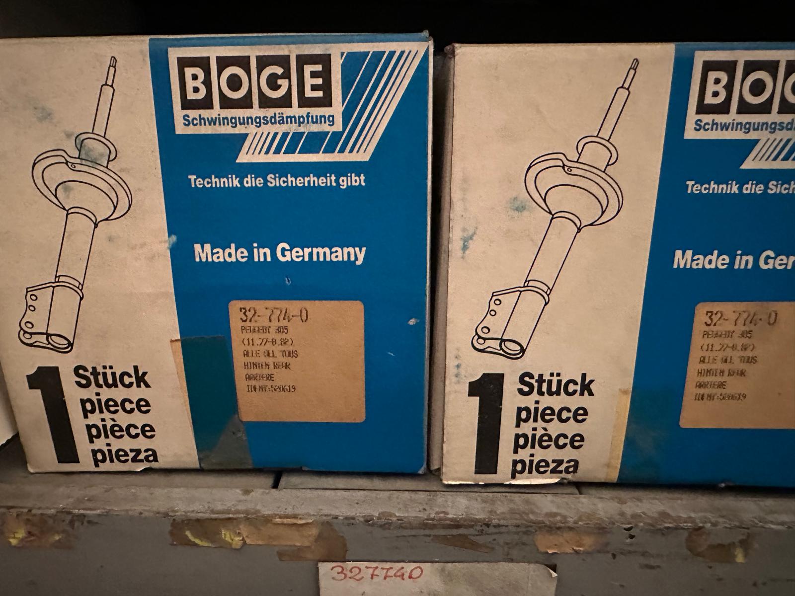 Ammortizzatori posteriori BOGE Peugeot 305 I