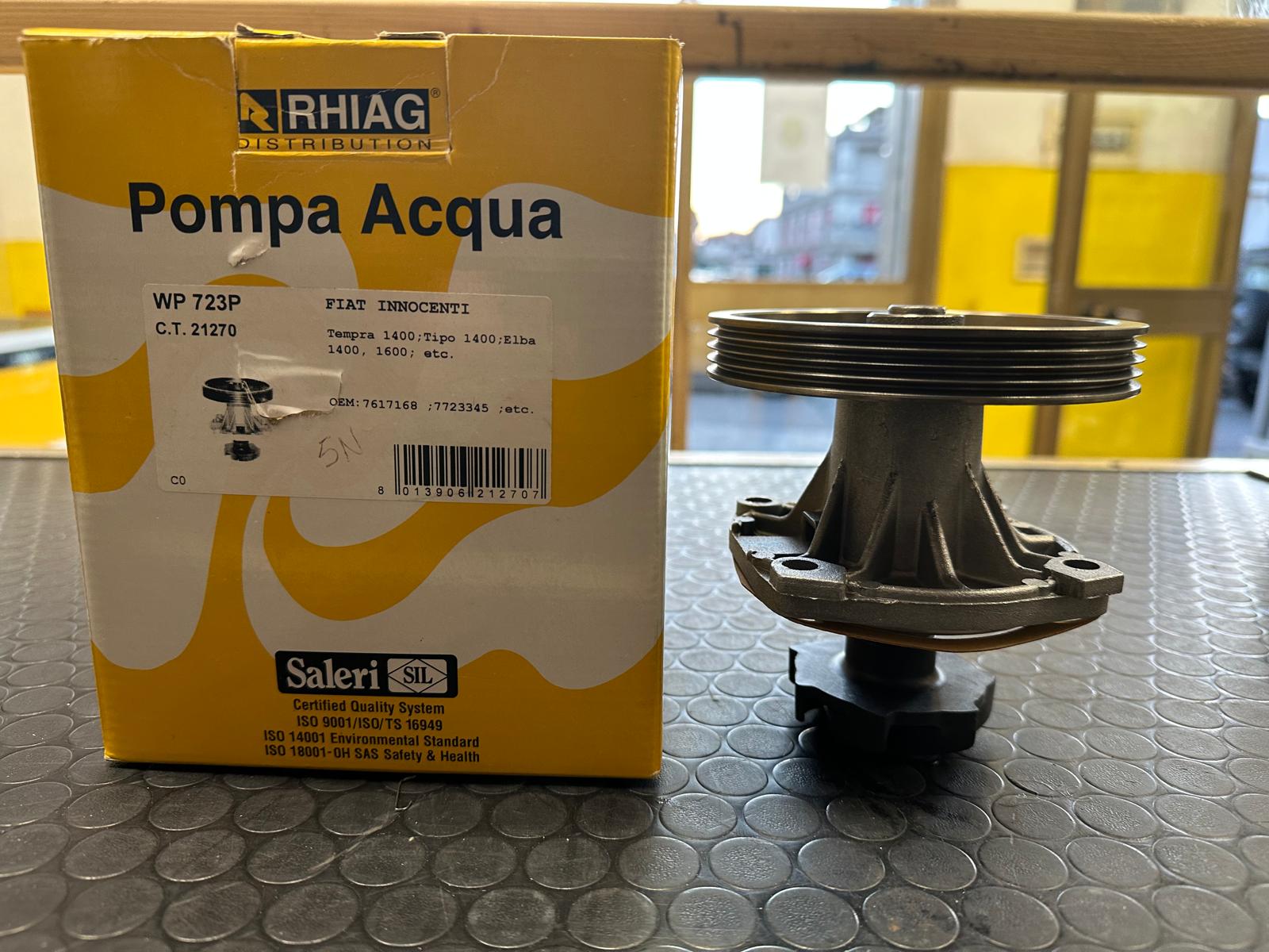 Pompa Acqua SIL, Fiat