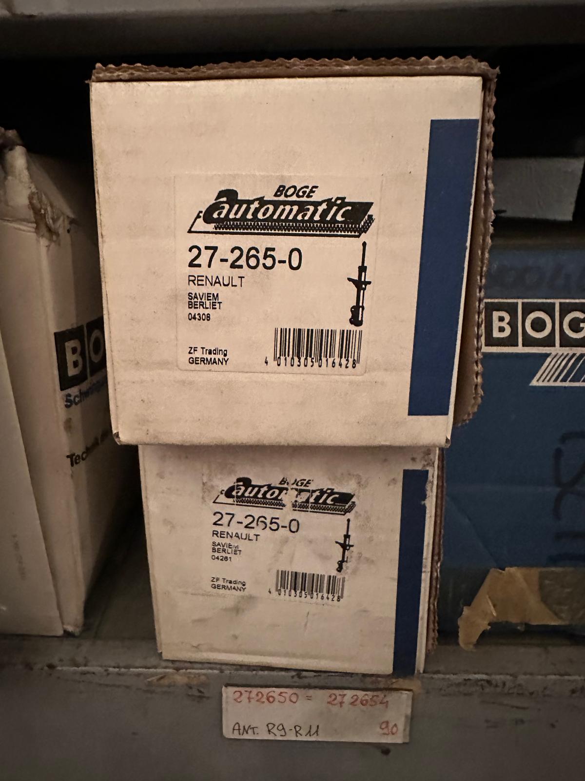 Ammortizzatori Anteriore BOGE Renault 11/9