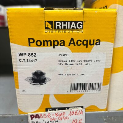 Pompa Acqua SIL, Fiat / Lancia