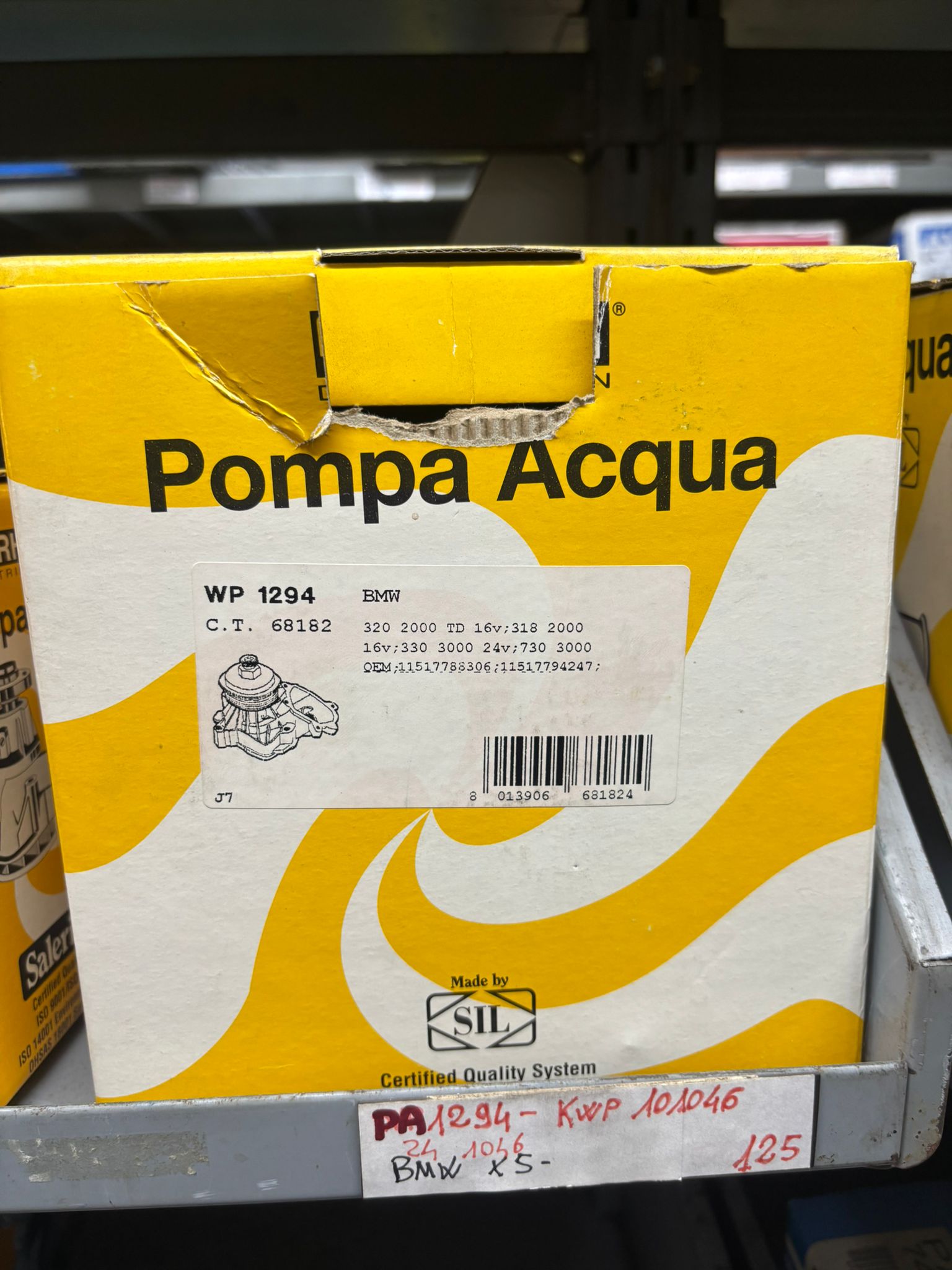 Pompa Acqua SIL,BMW X5