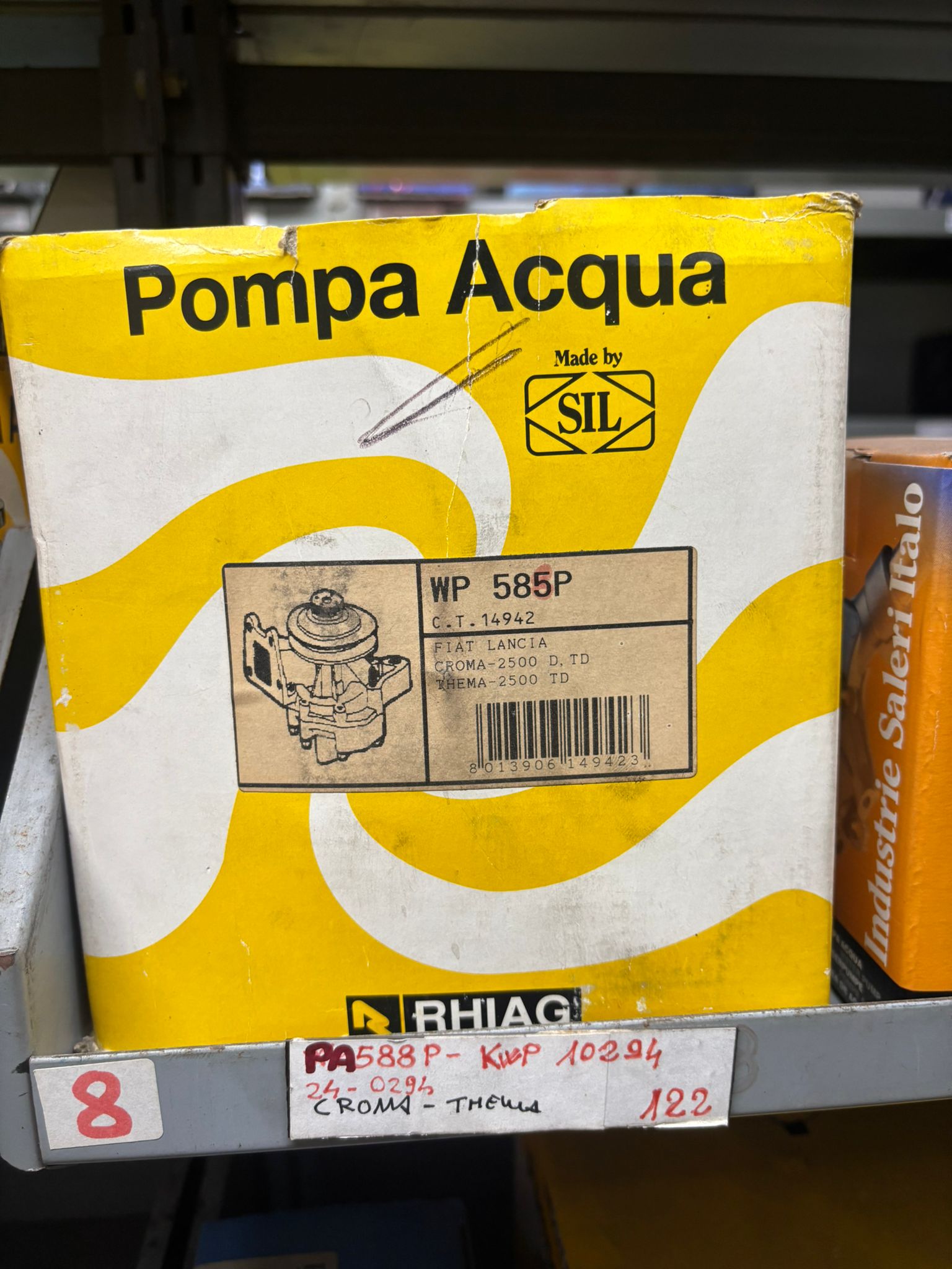 Pompa Acqua SIL, Croma