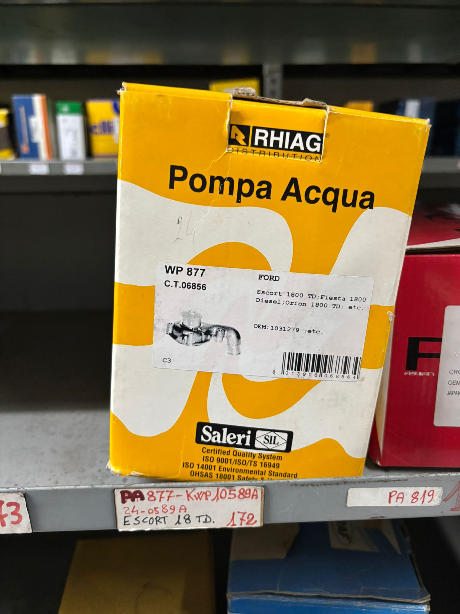 Pompa Acqua SIL, Ford Escort