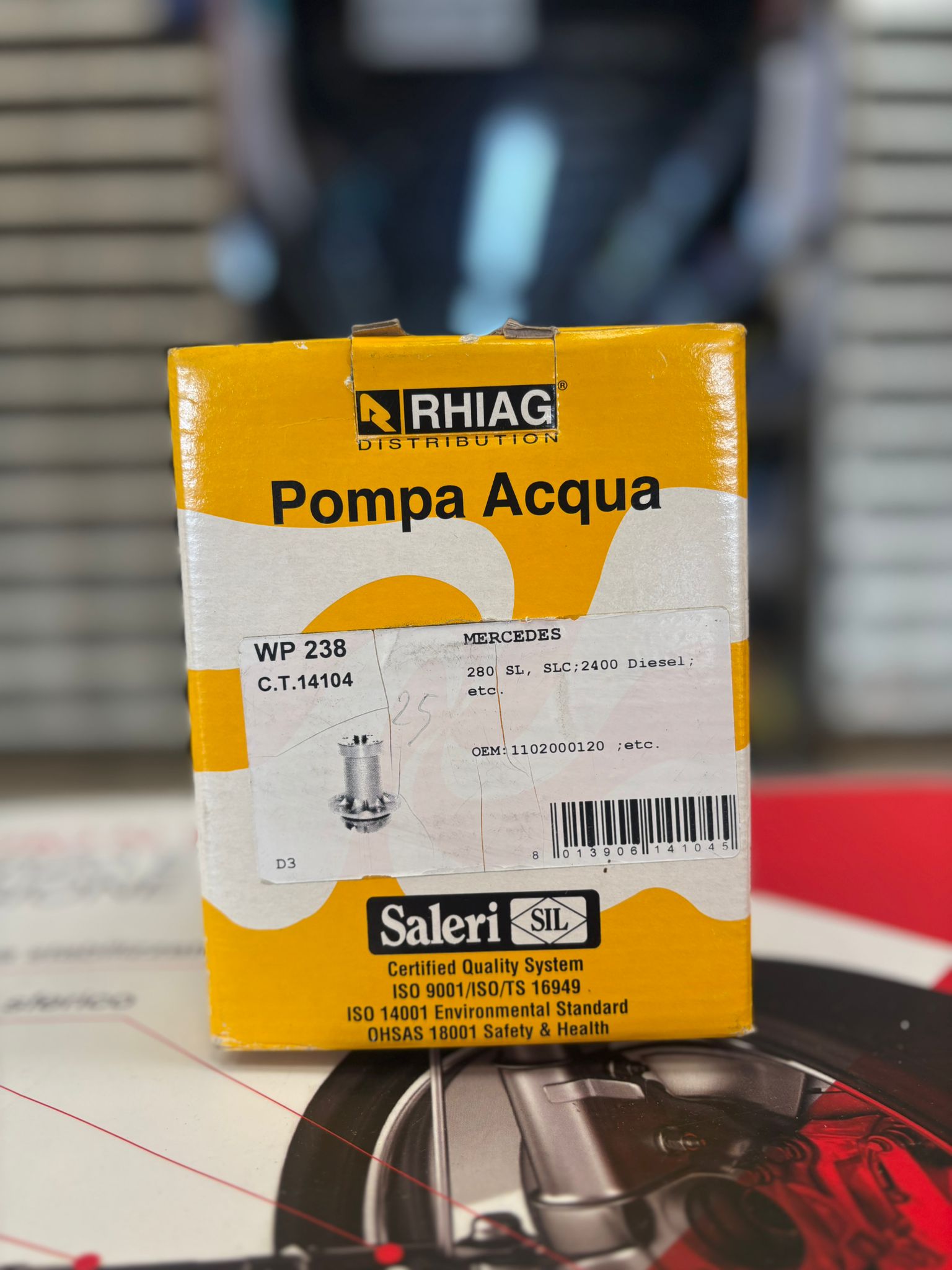 Pompa Acqua SIL, Mercedes