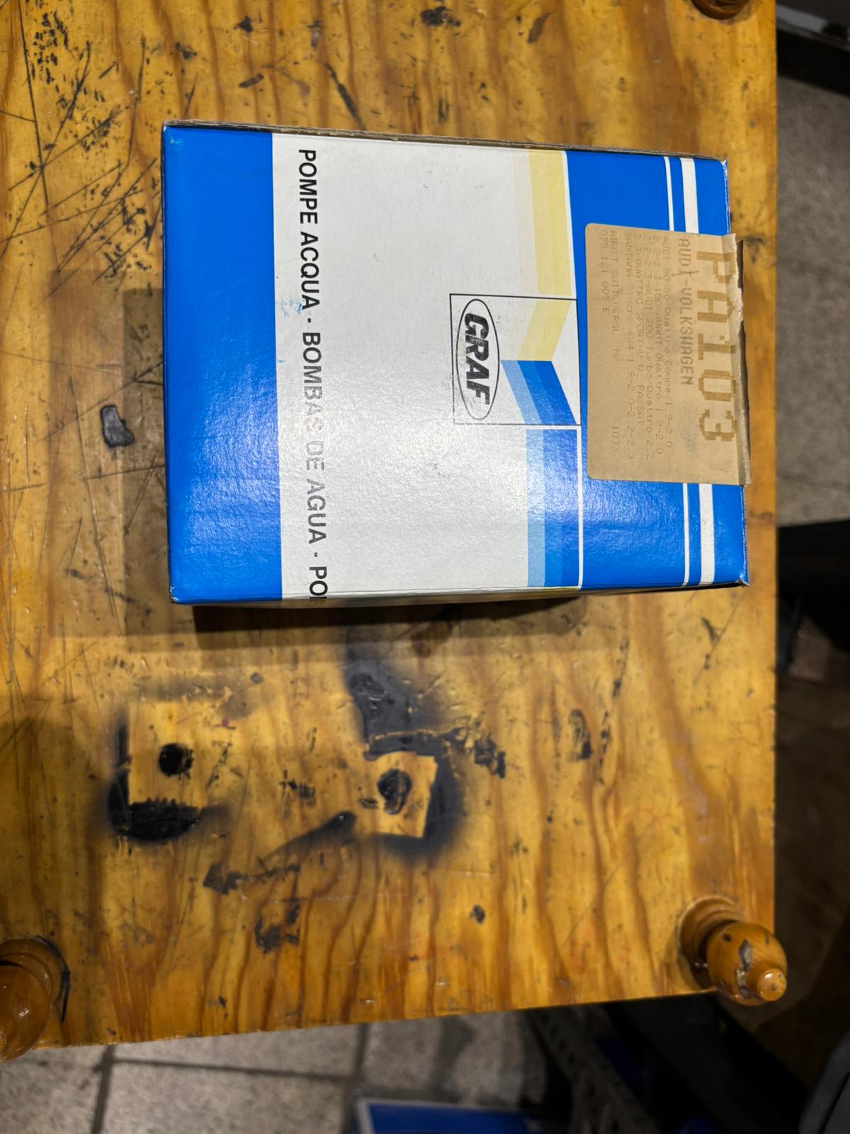 Pompa Acqua GRAF, Audi