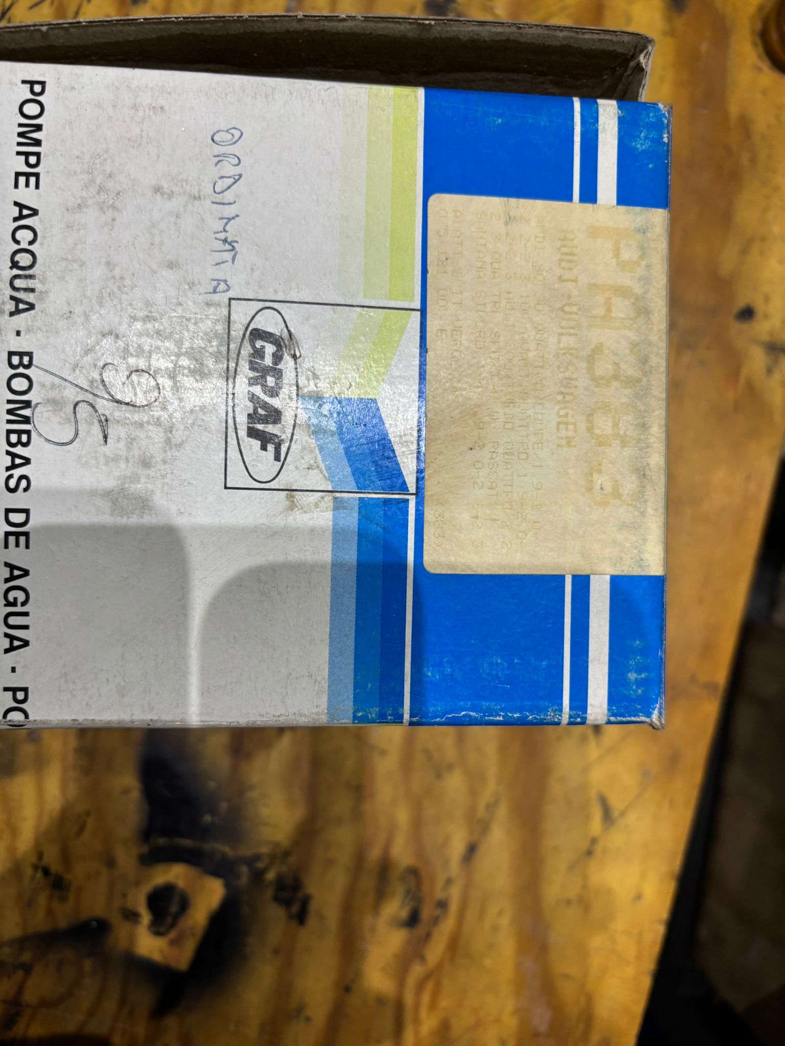 Pompa Acqua GRAF, Audi