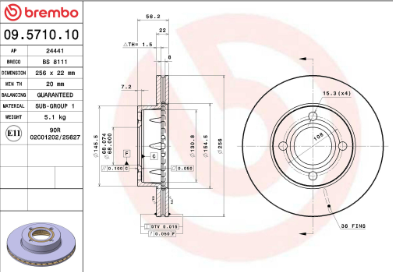 Dischi Freno BREMBO, Audi - immagine 2