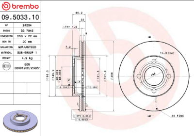 Dischi Freno BREMBO, Audi - immagine 2