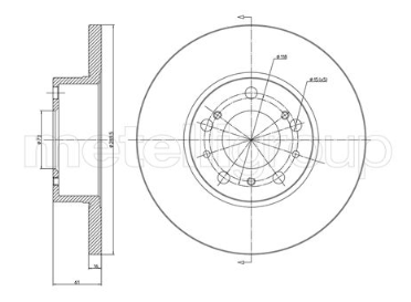 Dischi Freno CIFAM, Citroen / Fiat