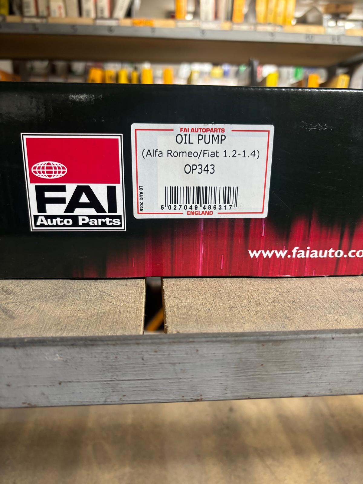 Pompa Olio FAI, Fiat / Abarth / Alfa Romeo