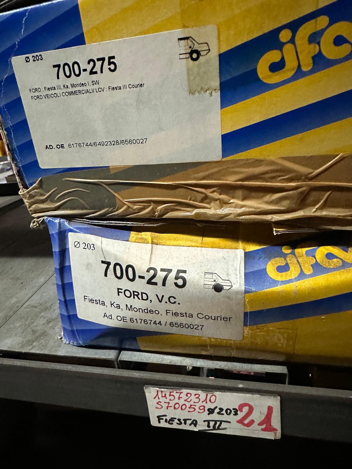 Tamburi Freno Cifam Ford Fiesta / Fiesta III